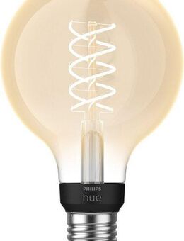 Philips Hue LED-Filament White Globe G93 550lm, E27, 1 St., Warmweiß