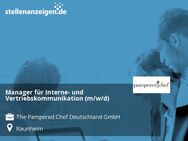 Manager für Interne- und Vertriebskommunikation (m/w/d) - Raunheim