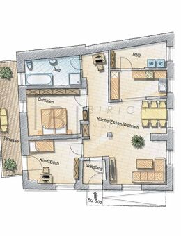 Mitten in Babenhausen: Wohnen oder Arbeiten - Sie entscheiden! Wohnung, Büro oder Praxis - Babenhausen (Bayern)