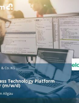 SAP Business Technology Platform Entwickler (m/w/d) - Leutkirch (Allgäu)