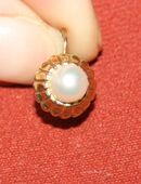 Ohrstecker mit Perle 333er gold in 40599