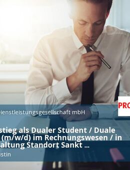 Berufseinstieg als Dualer Student / Duale Studentin (m/w/d) im Rechnungswesen / in der Buchhaltung Standort Sankt Augustin bei Bonn - Sankt Augustin