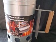 Kohle Anzünder Turbo Kohlekorb neu Metall verzinkt 28cm hoch 16,5cm breit - Essen