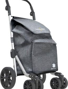 Bischof Einkaufstrolley keep cold, 44 l, wasserdichte Tasche aus Polyester, zusätzlich 4 Liter Kühlfach