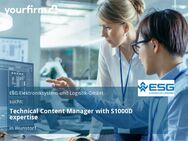 Technical Content Manager with S1000D expertise - Wunstorf