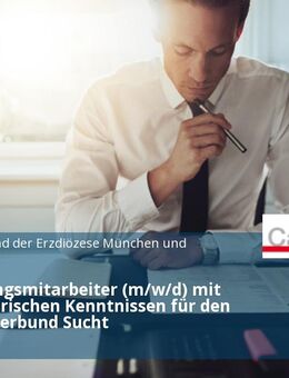 Verwaltungsmitarbeiter (m/w/d) mit buchhalterischen Kenntnissen für den Therapieverbund Sucht - München