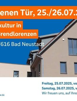 Panoramablick nach Bad Neustadt/S. - 12 neue ETWs - Fertigstellung naht! Jetzt informieren! - Bad Neustadt (Saale)