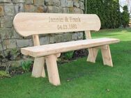 Gartenbank aus Lärche. Holzbank. Hochzeitsgeschenk. Geschenk. Krongartmöbel. - Steyerberg