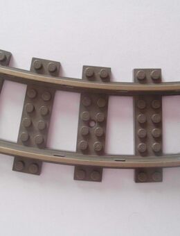 Schiene gebogen ( original Lego, System 9 Volt, 2126, 697, 4556 ) - Unna
