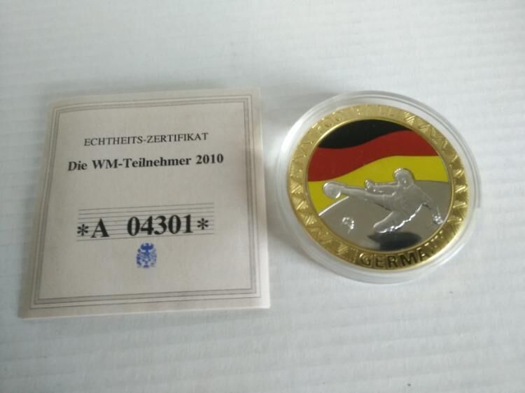 Gedenkmünze "Die WM-Teilnehmer 2010" - Rees