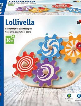 Selecta Spiel Lollivella, Zahnradspiel, Made in Germany