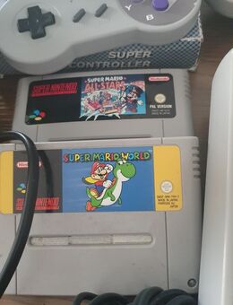 Super Nintendo +2 Spiele und Zubehör - Hattingen