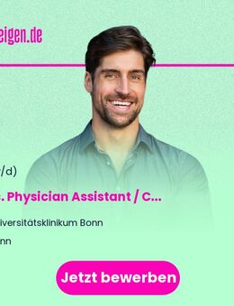 B. Sc. Physician Assistant / Chirurgisch-Technischer Assistent (m/w/d) in der Kinderherzchirurgie - Bonn
