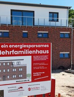 ETW mit 3-Zimmern im EG auf knapp 84 m² Wohn- u. Nutzfläche im KfW40 Standard im 6-Familienhaus - Wildeshausen