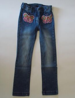 Jeans für Mädchen Marke Topolino Blau Gr. 128 zu verkaufen. - Bielefeld