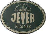 Jever Brauerei - Pilsener - Zapfhahnschild - 10,5 x 13,3 cm - aus Glas - Doberschütz