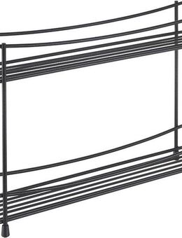 Metaltex Gewürzregal, 1-tlg., in matt schwarz mit exclusiver TouchTherm® Beschichtung, 2 Etagaen