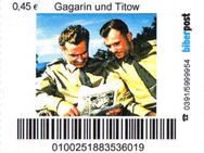 Biberpost: "50. Jahrestag des Wostok-2-Fluges: Gagarin und Titow", Satz, Typ VI, postfrisch - Brandenburg (Havel)