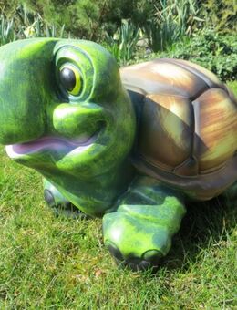 Schildkröte klein niedlich lachend aus Naturkautschuk NEU - Hergisdorf
