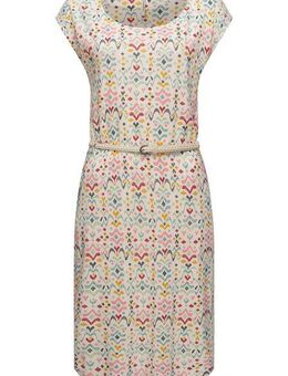 Ragwear Shirtkleid Lilithe Ikat stylisches Damen Sommerkleid mit Taillengürtel