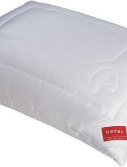 Hefel Naturfaserkissen Klima Control Comfort Kissen in 40x80 cm, 40x60 cm, 80x80 cm, Füllung: 100% PES Polyester-Faserbällchen, Bezug: 100% TENCEL™ Lyocell, Das Kissen, das atmet. Kein Schwitzen.