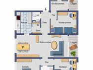 Provisionsfreie 5-Zimmer-Wohnung mit Balkon und TG-Stellplatz - frei ab 01.09. - Köln