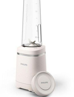 Philips Standmixer HR2500/00 Eco Conscious Collection, mit ProBlend Technologie, 350 W, 600ml-Tritan-Becher, aus biobasiertem Kunststoff, Seidenweiß matt