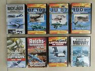 8 VHS-Videos Flugzeuge WK 2 FW190 JU87 BF109 Nachtjäger Midway - Coesfeld