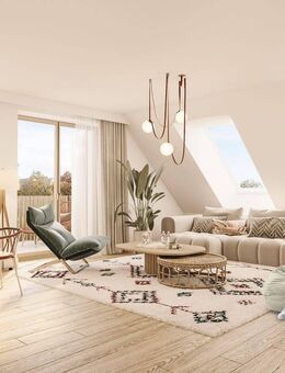 Spektakuläre Deckenhöhe von 3,51 m: Stilvolle 3 Zimmer-Wohnung mit 2 Bädern & Balkon - München