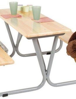 Pinolino® Garten-Kindersitzgruppe, Tisch mit 2 Sitzbänken, für Kinder ab 3 Jahren
