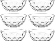 LEONARDO Schale CUCINA OPTIC, 10 cm, 6er-Set, Glas, (Set, 6-tlg), spülmaschinengeeignet