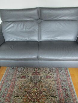 2,5 Sitzer Design Leder-Couch von Hukla - Höhenkirchen-Siegertsbrunn