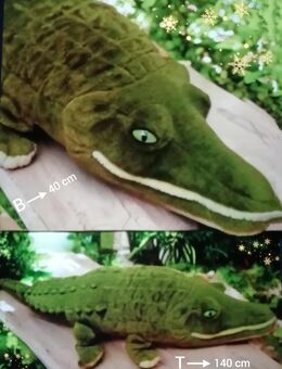 Kuscheltier Krokodil Plüsch XXL 140 cm - Ertingen