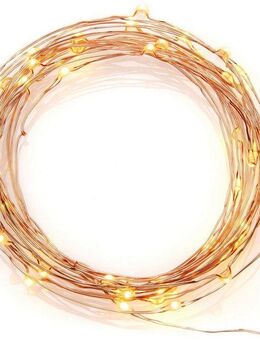 KONSTSMIDE LED-Lichterkette Weihnachtsdeko aussen, 200-flammig, LED Tropfenlichterkette, APP-gesteuert (Android & IOS)