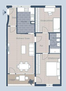 Vermietete 3-Zimmerwohnung mit Loggia in Plagwitz-Lindenau