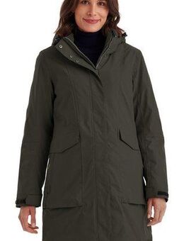 Killtec Parka Damen Funktionsparka Wasserdichter, atmungsaktiver Damenparka mit abnehmbarer Kapuze