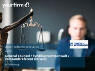 General Counsel / Syndikusrechtsanwalt / Vorstandsreferent (m/w/d) - Dillenburg