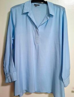 Gr. 46 Bluse hellblau C&A Top Zustand Langarm - Berlin