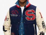 Superdry Parka COLLEGE VARSITY PATCHED BOMBER