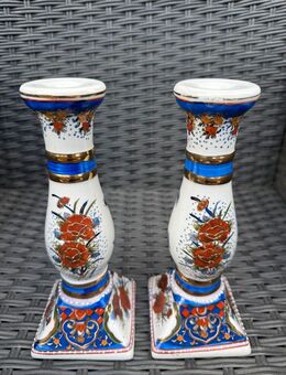2 handbemalte Vintage Kerzenleuchter von 1995 - Selb