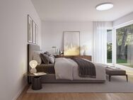 Neubau: Klar geschnittene 2-Zimmer-Gartenwohnung mit Terrasse und zauberhaftem Süd-West-Privatgarten - München
