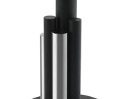 Kayoom Beistelltisch Ontario 225, Runde Glasplatte aus Sicherheitsglas, 100% Edelstahl (1-St), Modernes Design, zweifarbiges Säulengestell, Eyecatcher Element