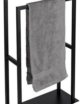 WENKO Handtuchständer Modell Rivaltana, freistehend, für Handtücher und Kleidung, Edelstahl, Industrial Style