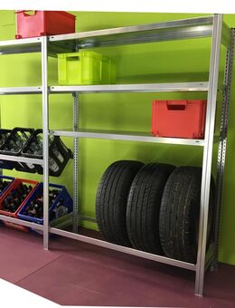 Ebene wird für Reifen-Räder- Felgen oder auch bei Getränkekisten Regalen - Ravensburg