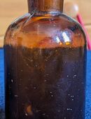 Alte Apothekerflaschen, braun, 100ml in 07743