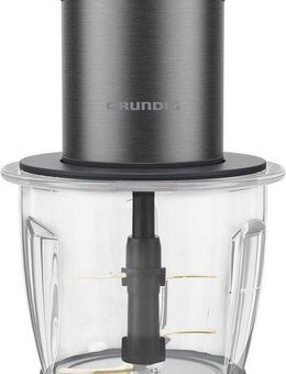 Grundig Zerkleinerer Delisia NovusTM CH 7140, 500 W, Hochwertiger Edelstahlkorpus, Ein-Hand-Bedienung