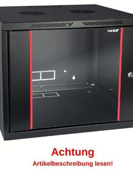 HMF Netzwerkschrank Serverschrank 19 Zoll 9 HE schwarz #1667 - Birkenfeld (Baden-Württemberg)
