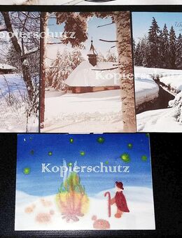 4 Weihnachts-,Neujahrs-Ansichtskarten Lang's Color,SOS Kinderdorf - Bautzen