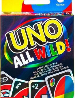 Mattel games Spiel UNO All Wild, Kartenspiel