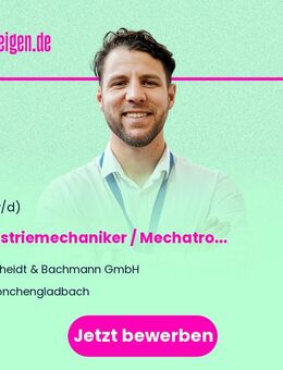Industriemechaniker / Mechatroniker (m/w/d) Metallverarbeitung - Mönchengladbach